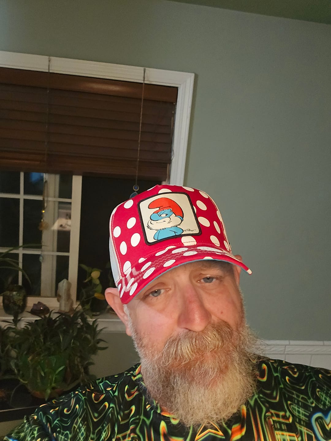 Customer photo review of OVERLORD X Smurfs: Papa Smurf LE Trucker Cap