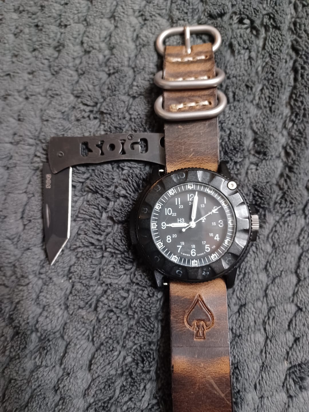 Customer photo review of W.O.E. Leather Single Pass Zulu