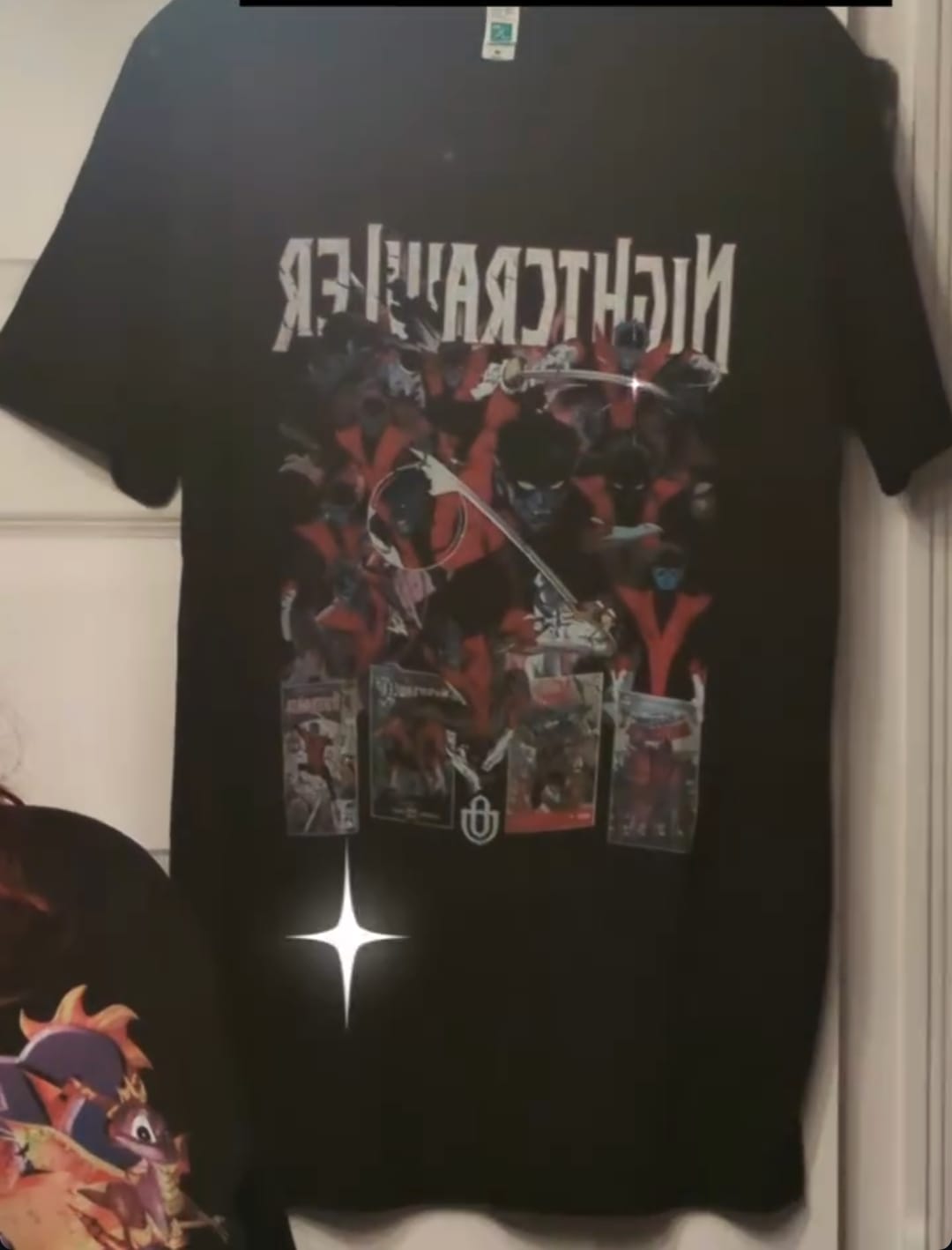 Customer photo review of Comics 'Nightcrawler' Heavyweight T-Shirt