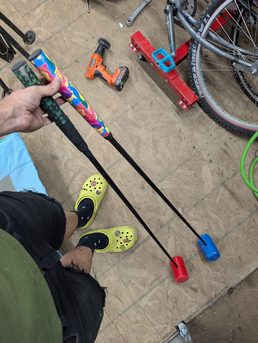 Customer photo review of THUNDERBIRD Bike Polo Shaft