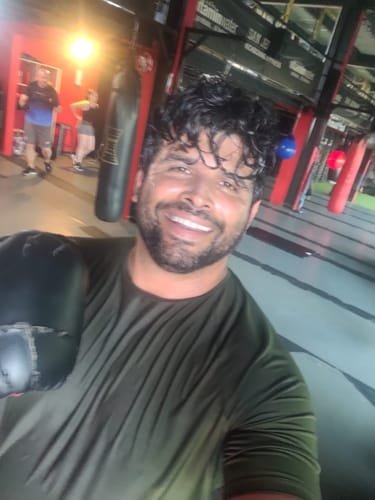 Customer photo review of Training Sport Tee - Army Green