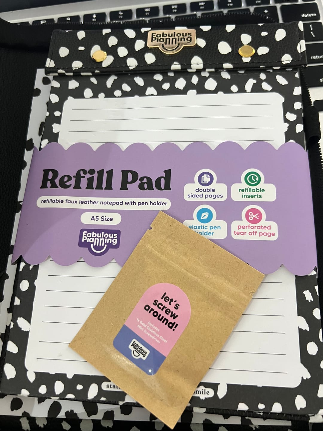 Customer photo review of A5 Refill Pad - Dalmatian