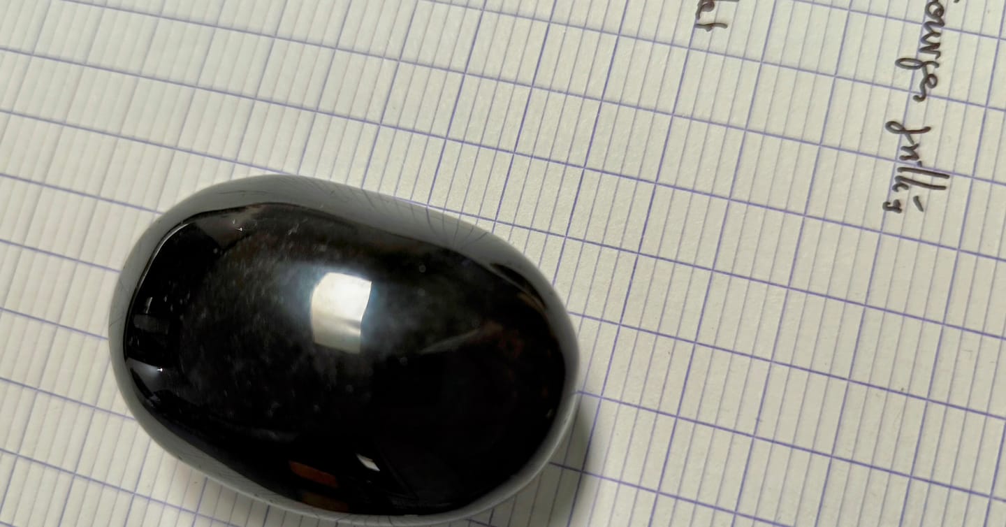 Customer photo review of Obsidienne Oeil Céleste