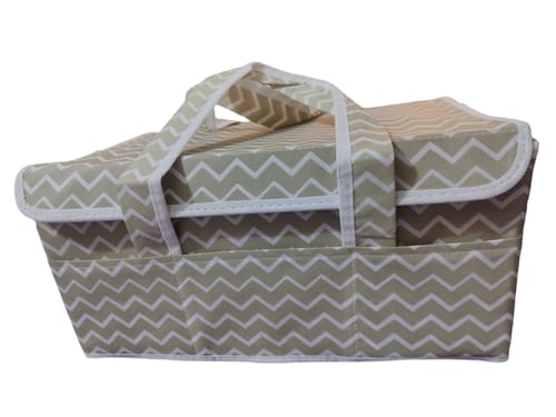 Customer photo review of Qoolish Diaper storage caddy Organizers with Lid! (Available in 4 colors)