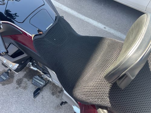 Customer photo review of Wind Rider Seat Cover