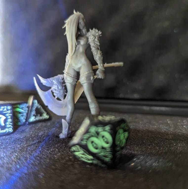Customer photo review of Female Barbarian Pinup