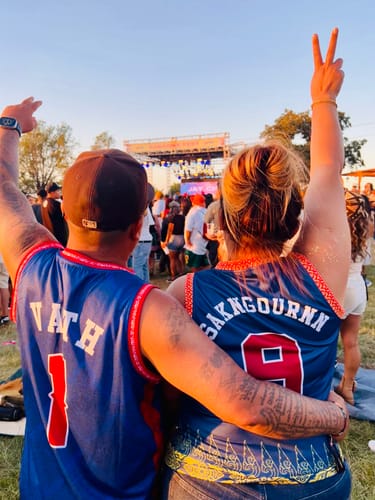 Customer photo review of Cambodia Custom Basketball Jersey
