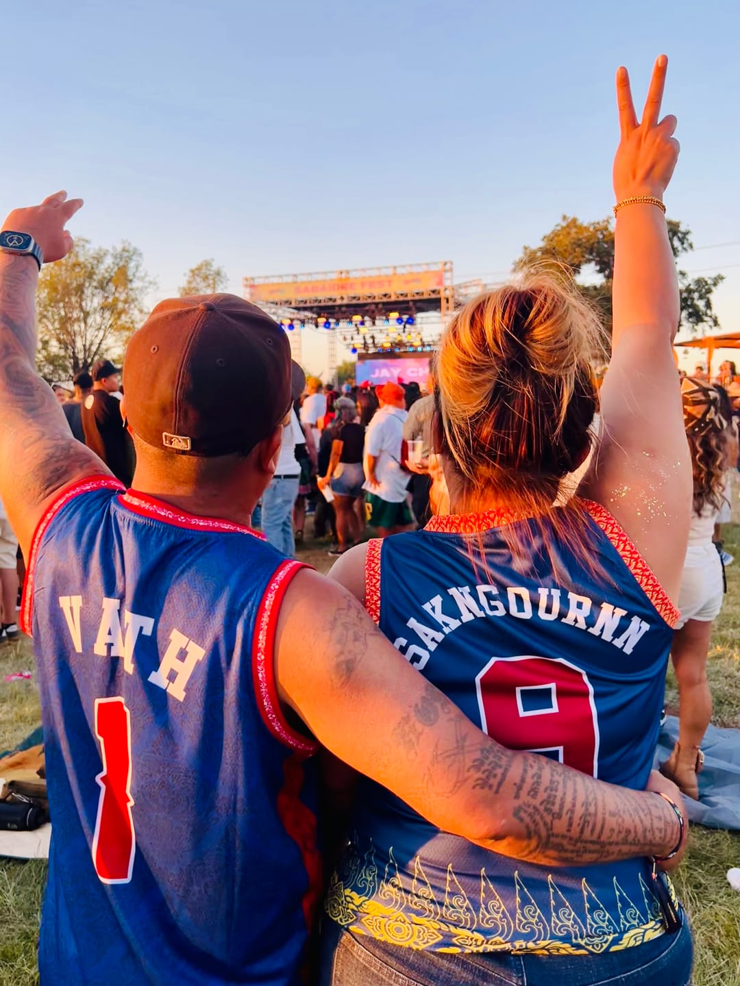 Customer photo review of Cambodia Custom Basketball Jersey