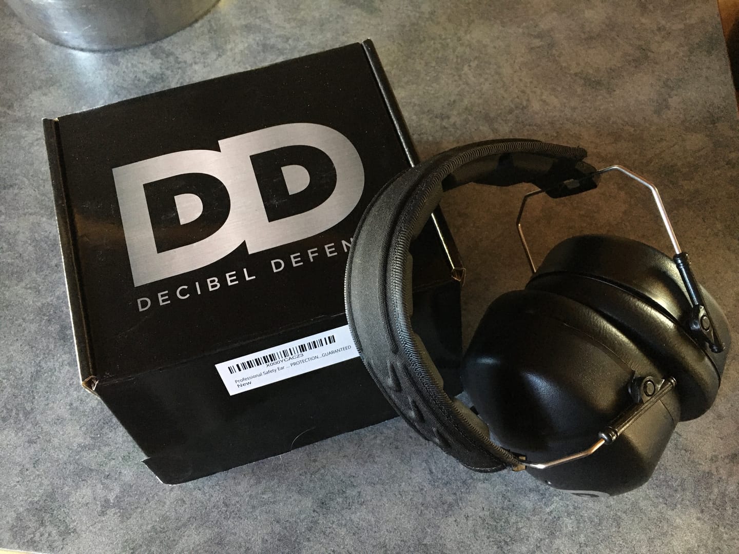 Customer photo review of Decibel Defense Safety Earmuffs