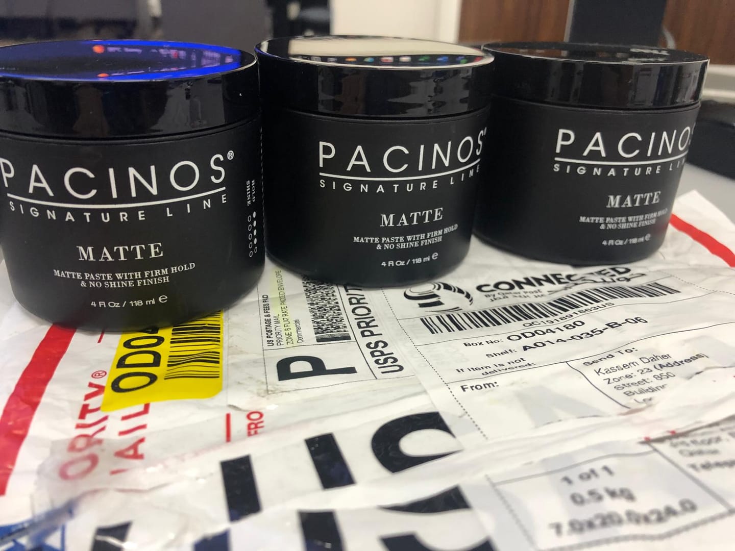Customer photo review of Matte - No Shine Hair Paste