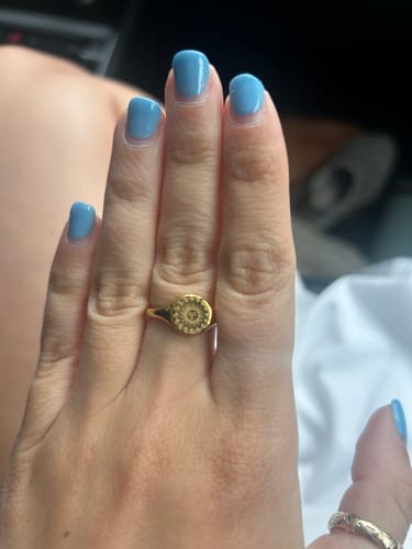 Customer photo review of Summer Solstice Gold Ring