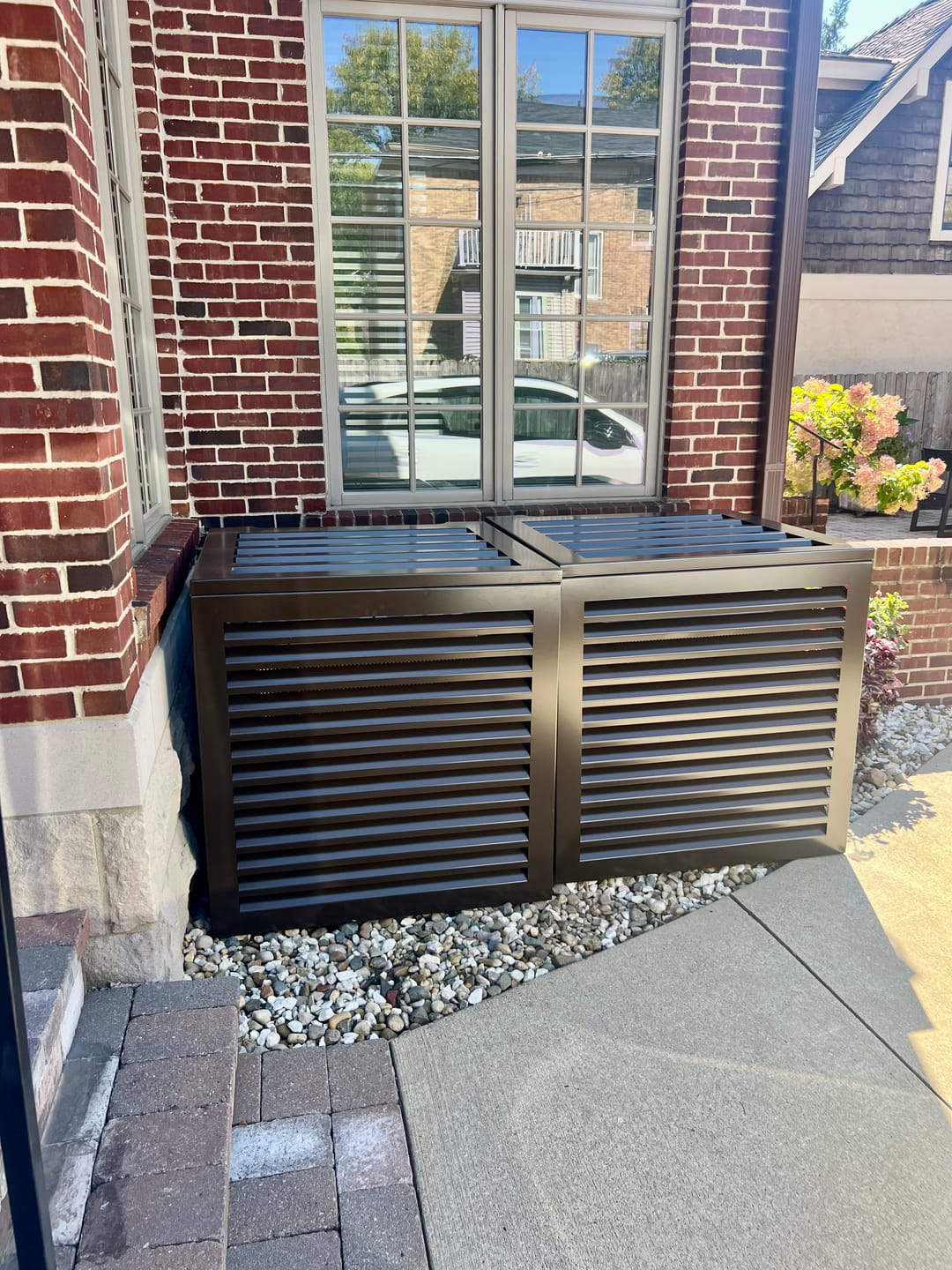 Customer photo review of Central AC Cover - Bronze