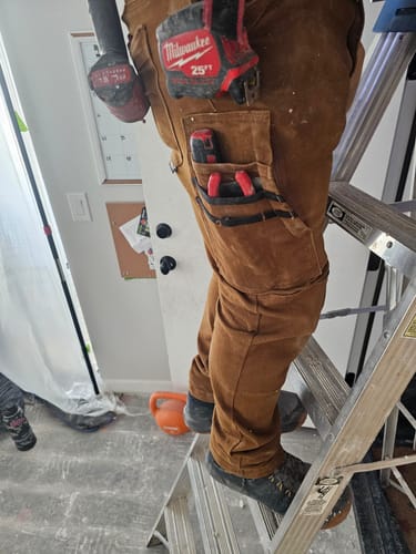 Customer photo review of RX-1 Relaxed Work Pants Whiskey