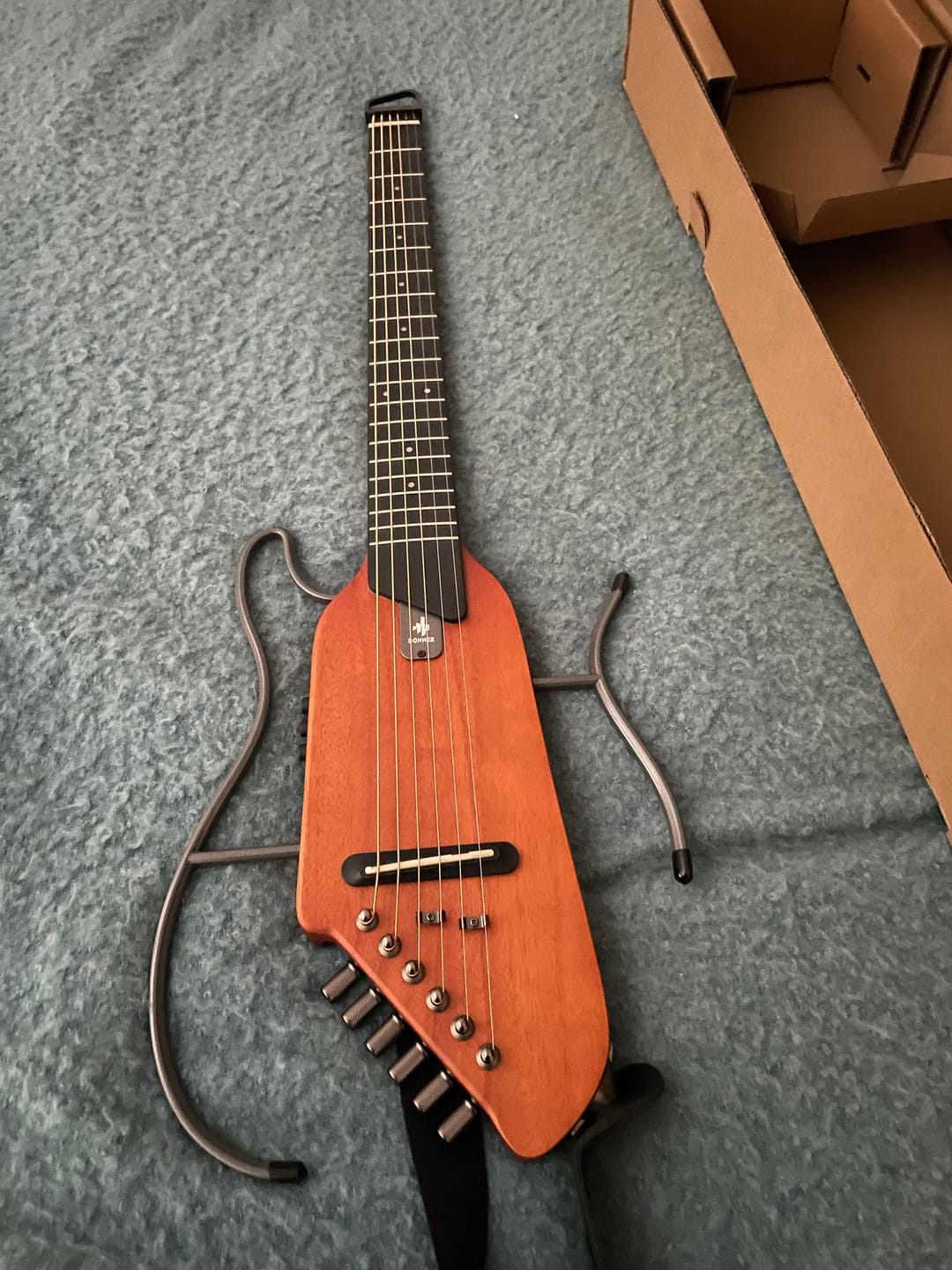 Customer photo review of Donner HUSH-I Guitare