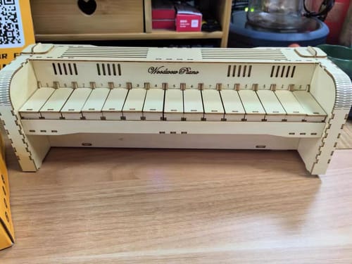 Customer photo review of Playable Piano 3D Wooden Puzzle
