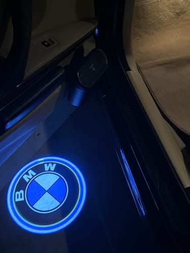Customer photo review of BMW LED Car Door Welcome Logo Shadow Lights | E/F Chassis