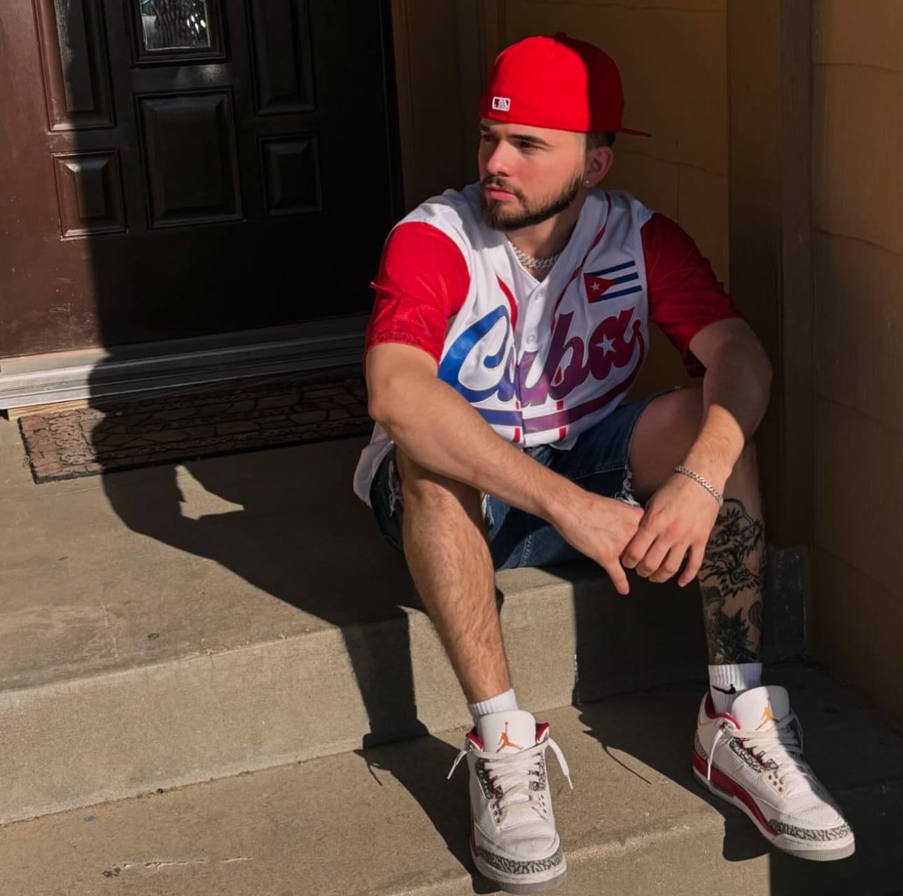 Customer photo review of Cuba Custom Baseball Jersey