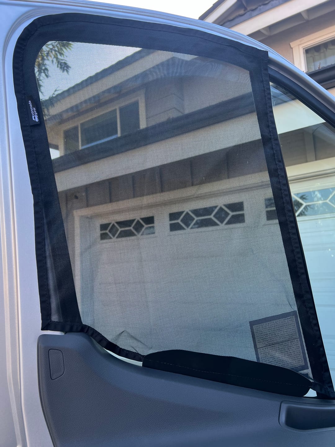 Customer photo review of Ford Transit - Front Door Mosquito Net (set)
