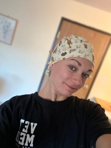 Customer photo review of Perfect Match - Aussie Natives Scrub Cap