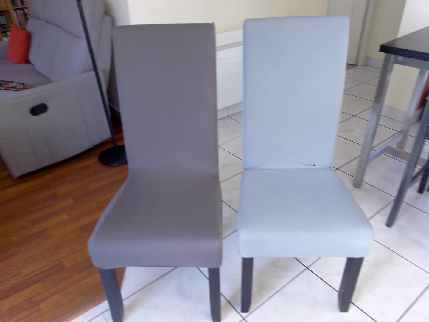 Customer photo review of Gris - Housses de chaises - 100% Waterproof et Ultra résistantes