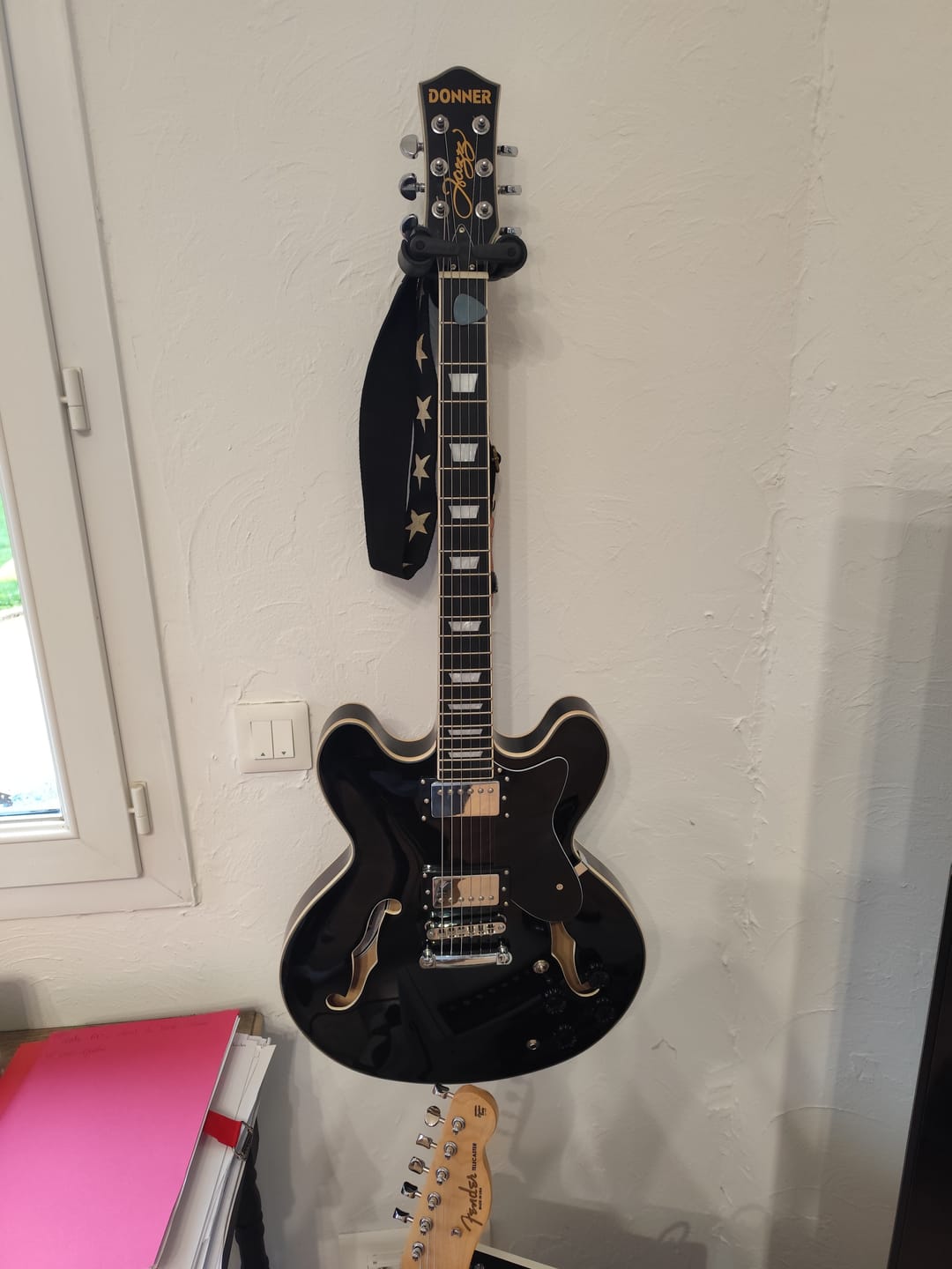 Customer photo review of Donner DJP-1000 Guitare Jazz Électrique