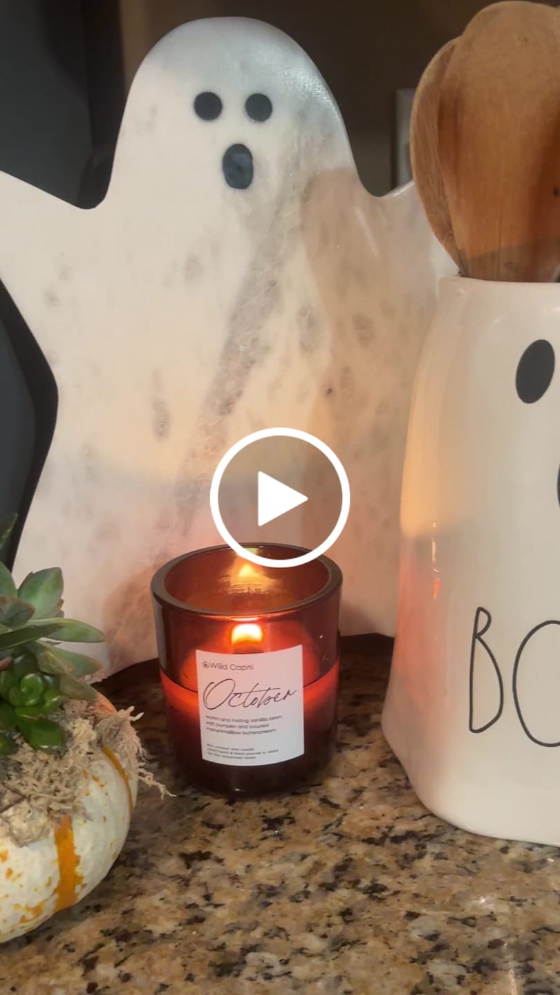 Customer video review of October Candle