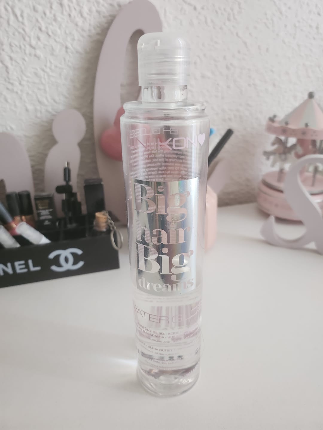 Customer photo review of WATER GLOSS Eau Lamellaire Miraculeuse 300ml