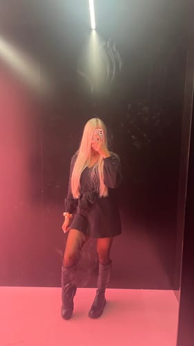 Customer photo review of Lina Boots - Schwarz