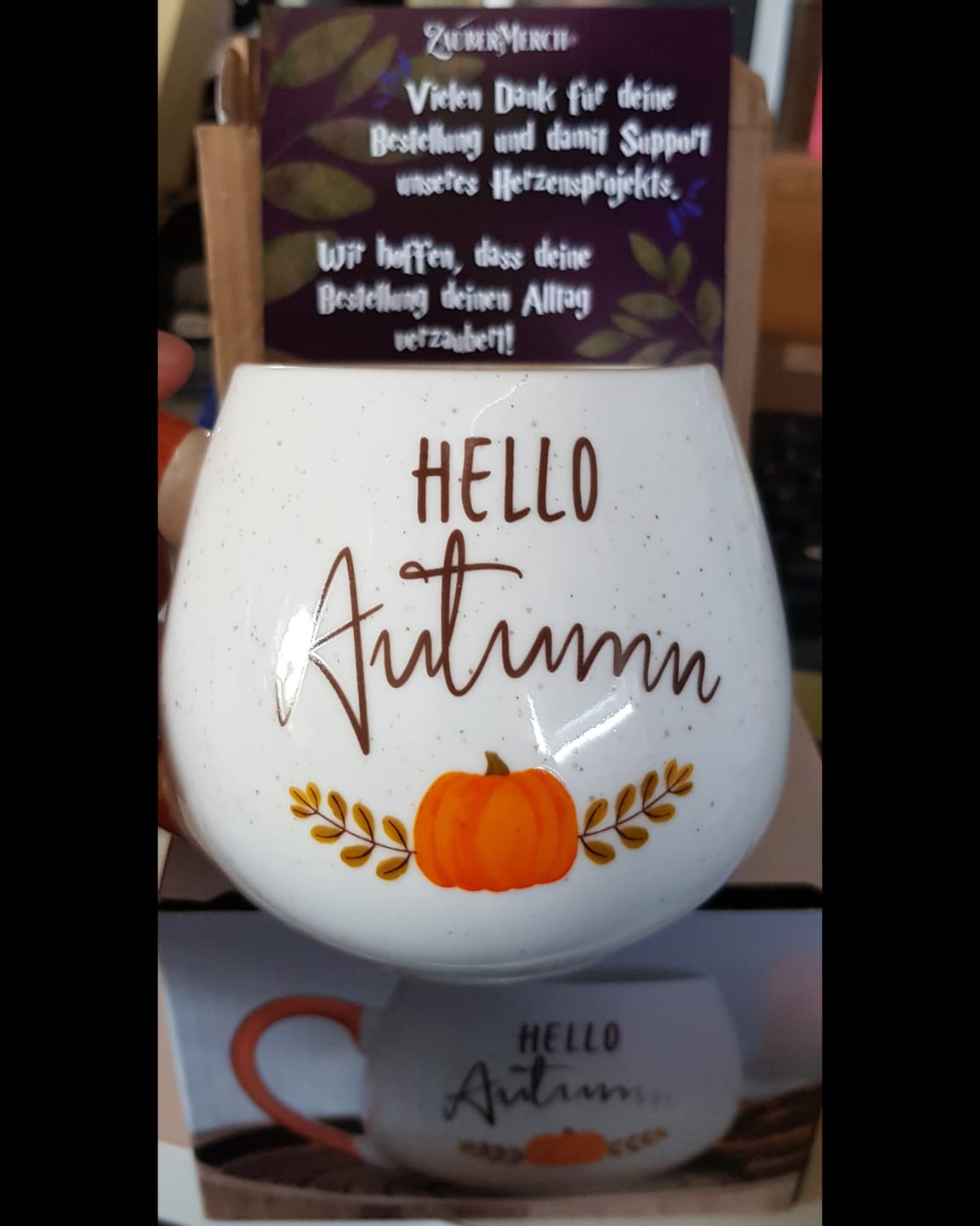 Customer photo review of Herbst-Tasse – Keramiktasse mit Herbstmotiv