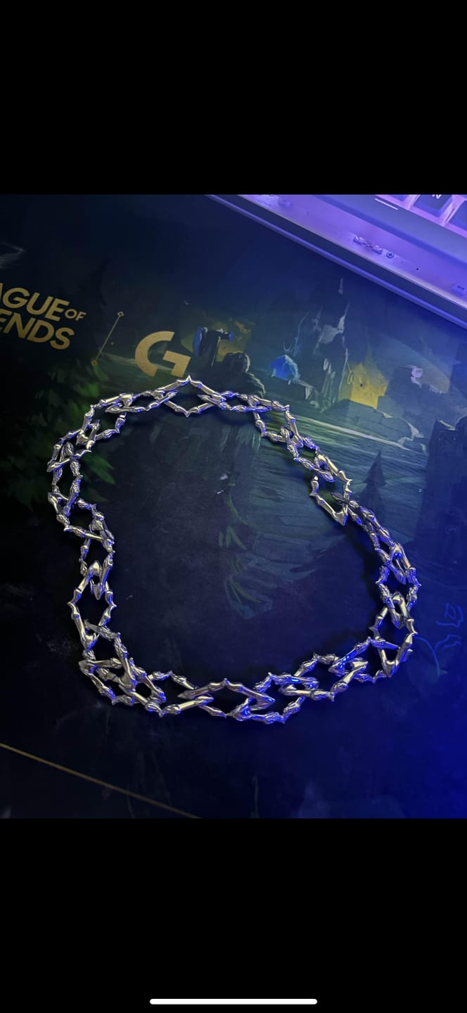 Customer photo review of CHAIN OF ADDICTION NECKLACE