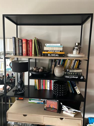 Customer photo review of Estanteria Niveles | MIMA NEGRO