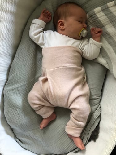 Customer photo review of Kaschmir Mitwachshose Rosa