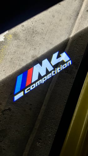 Customer photo review of BMW F SERIES DOOR LIGHTS