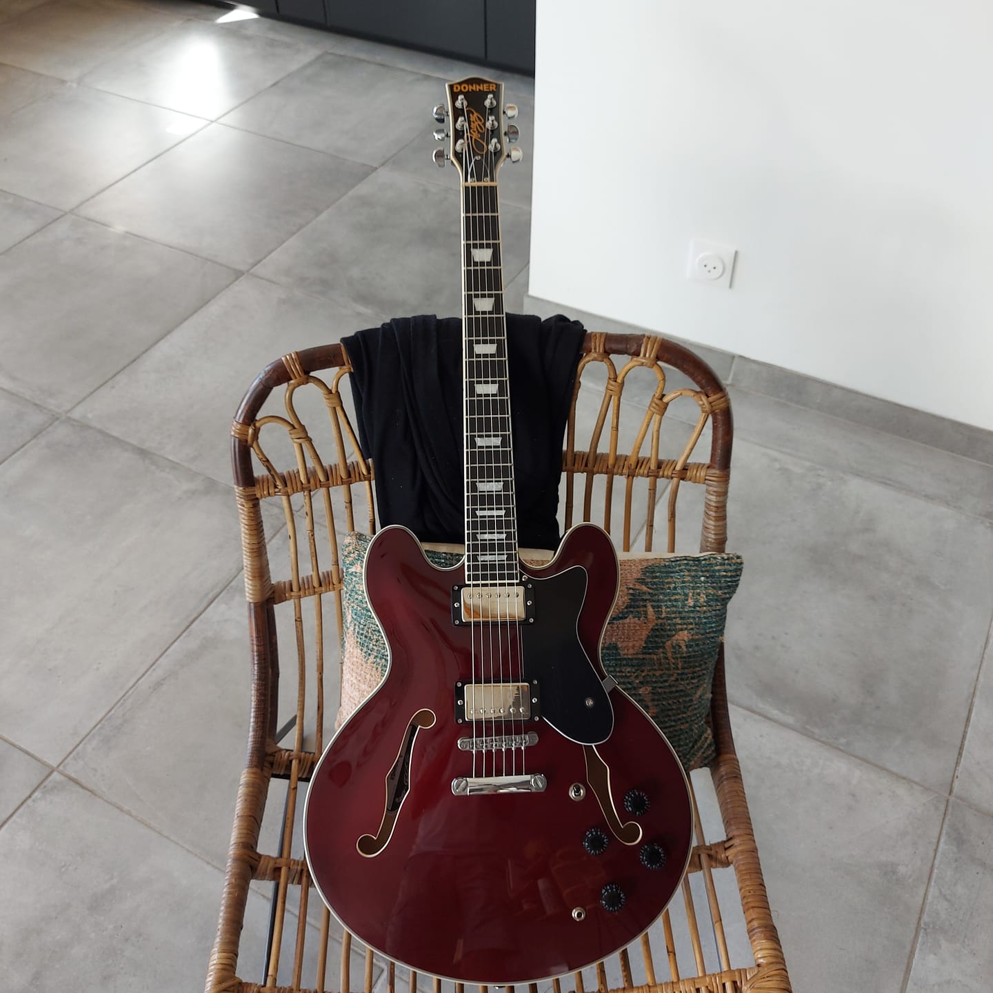 Customer photo review of Donner DJP-1000 Guitare Jazz Électrique