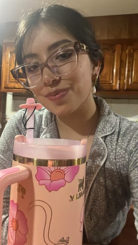 Customer photo review of Stanley Quencher Barbie™ 80'S Peaches 'N Cream  | 1L