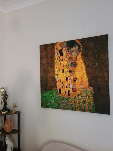 Customer photo review of The Kiss, 1908 by Gustav Klimt
