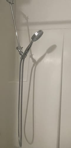 Customer photo review of 3-Spray Handheld Shower Head Set