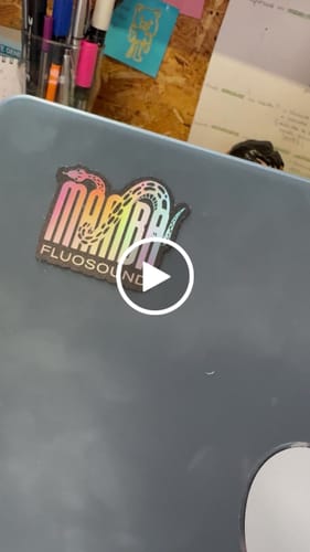 Customer video review of Sticker Olografici