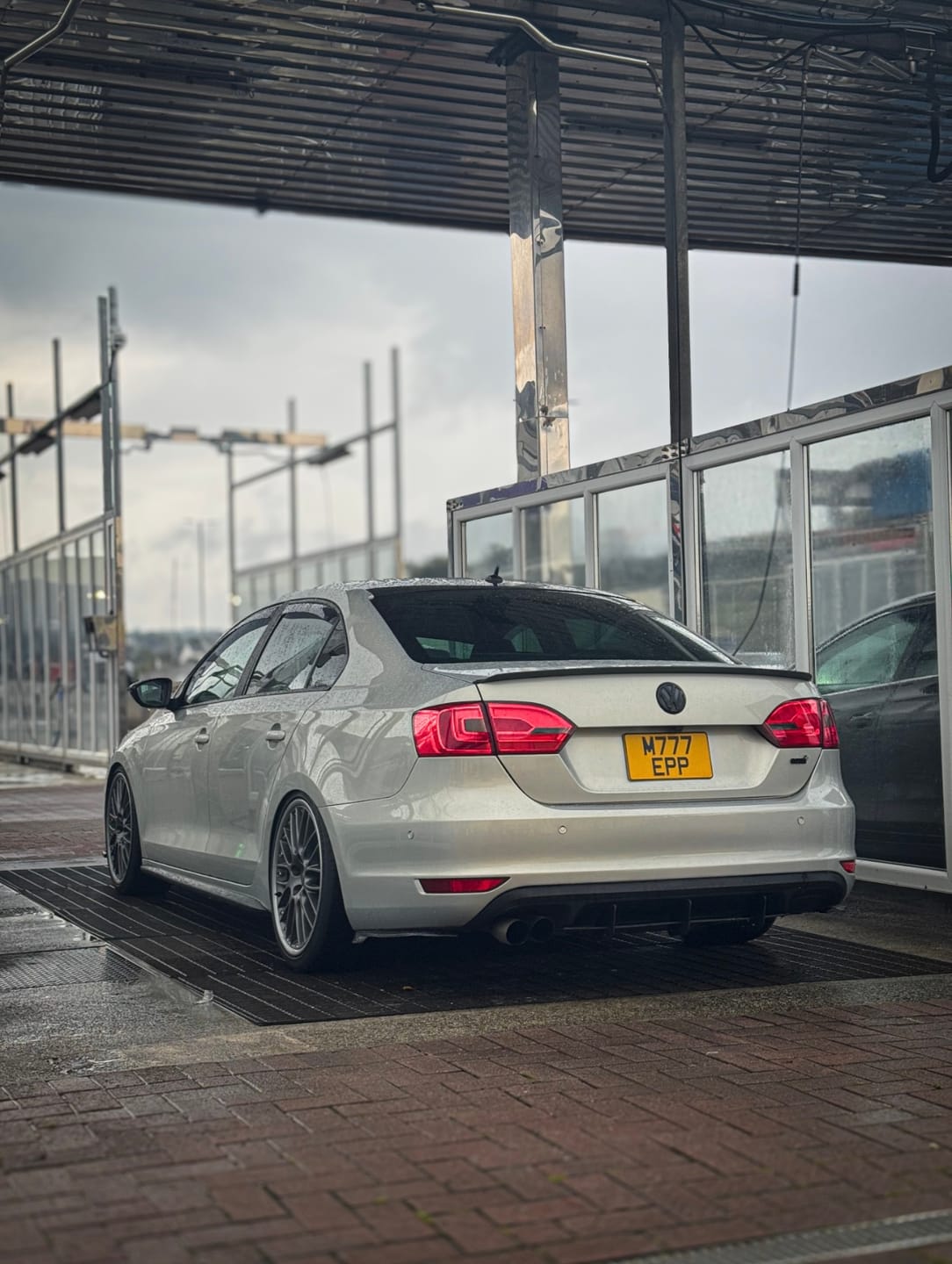 Customer photo review of American Metal Pressed Number Plate – 12 x 6 Inches