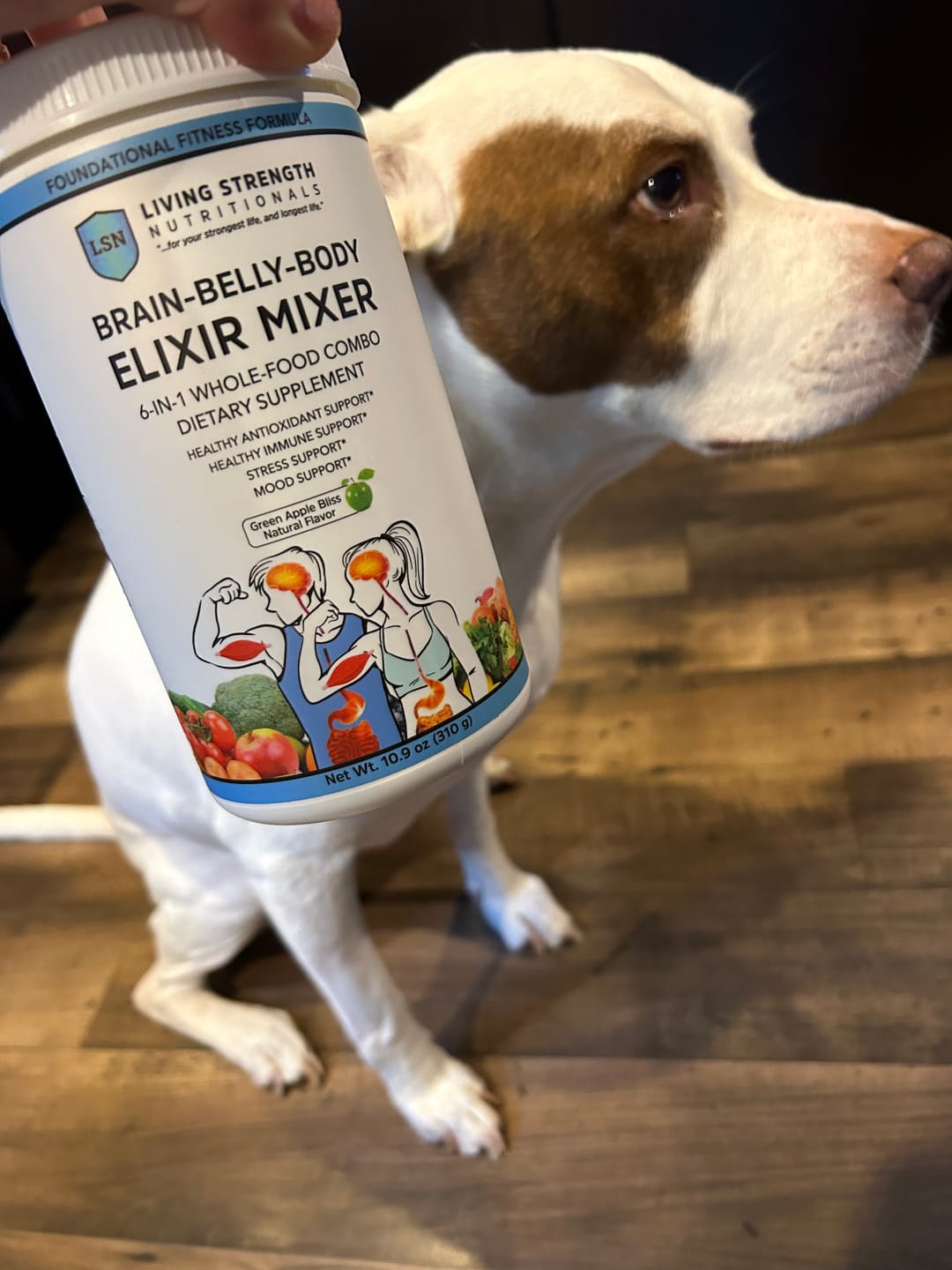Customer photo review of Brain-Belly-Body Elixir Mixer Powder