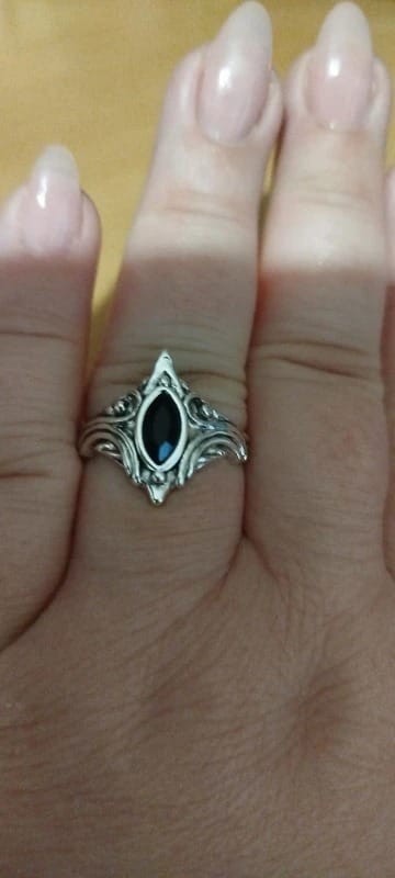 Customer photo review of Victorian Gothic ring
