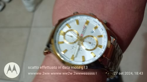 Customer photo review of Curren Monte Carlo® orologio uomo acciaio