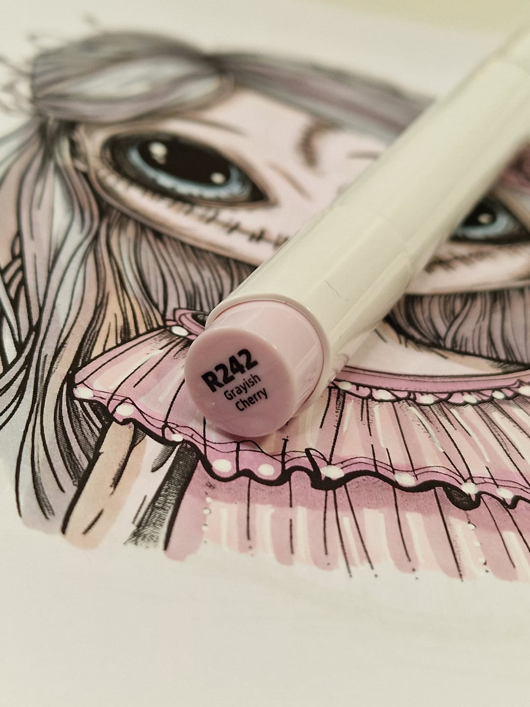 Customer photo review of Ohuhu Honolulu R242 / R50 Individual Marker, Brush & Chisel