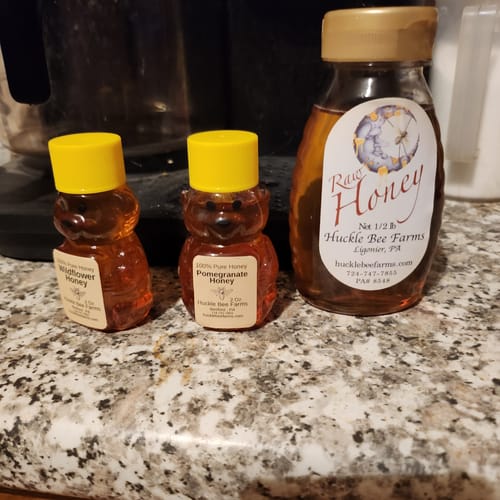 Customer photo review of 100% Pure Raw Clover Honey