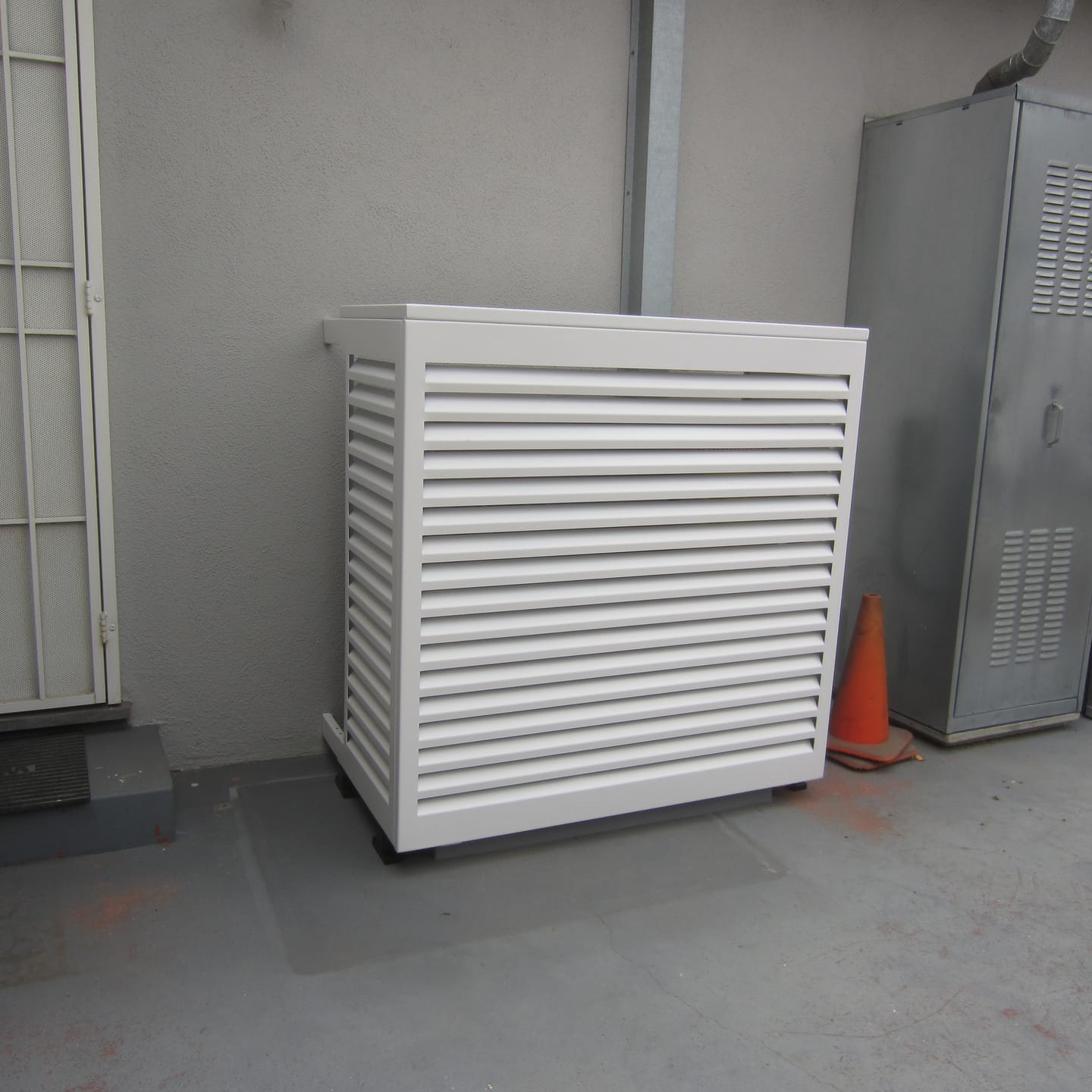 Customer photo review of Mini-Split AC Cover - White