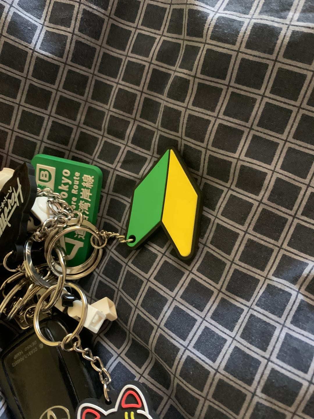 Customer photo review of JDM Leaf Rubber Key Ring