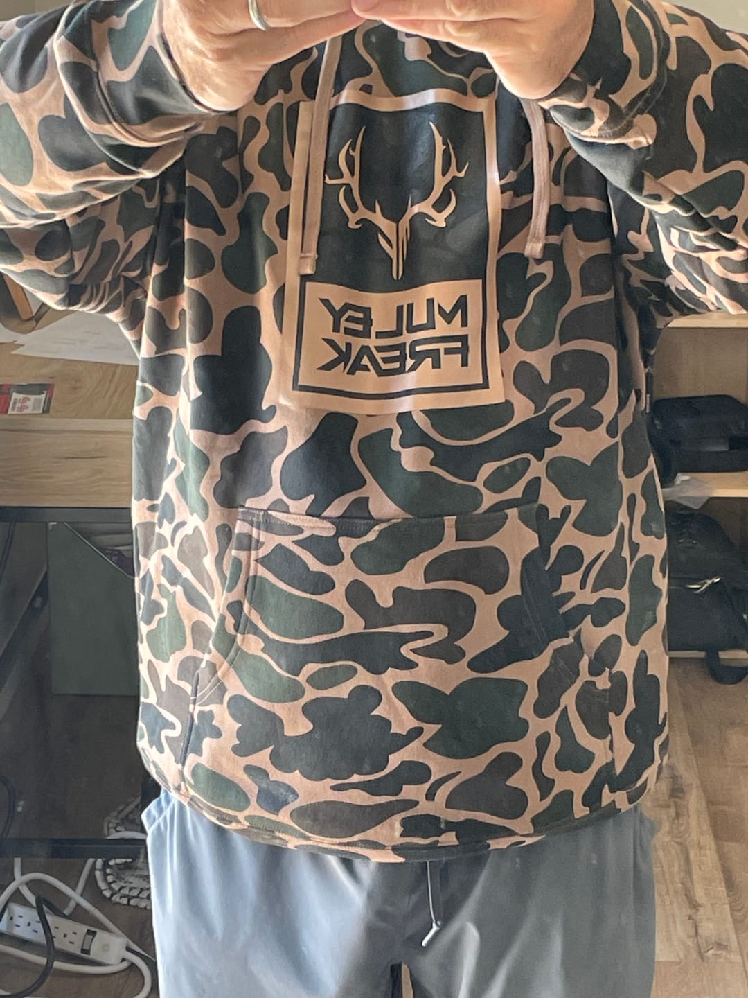 Customer photo review of Buck Marsh Camo 2.0  Hoodie