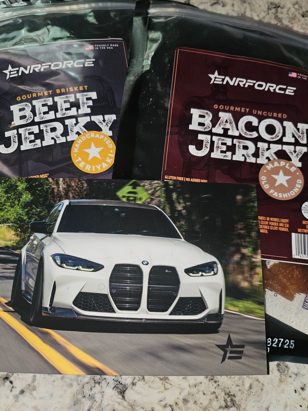 Customer photo review of Gourmet Premium Beef Jerky