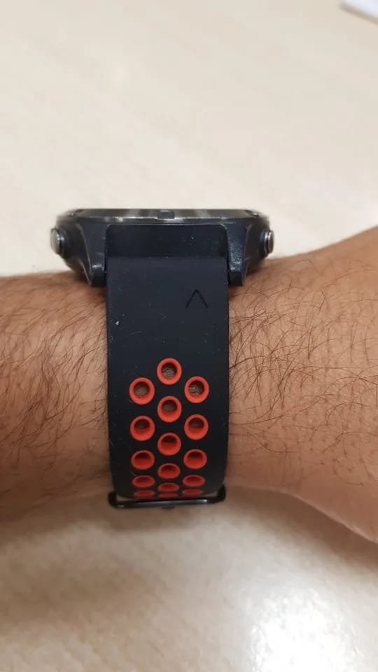 Customer photo review of Garmin Silicone Band - Breathable QuickFit Sports Strap