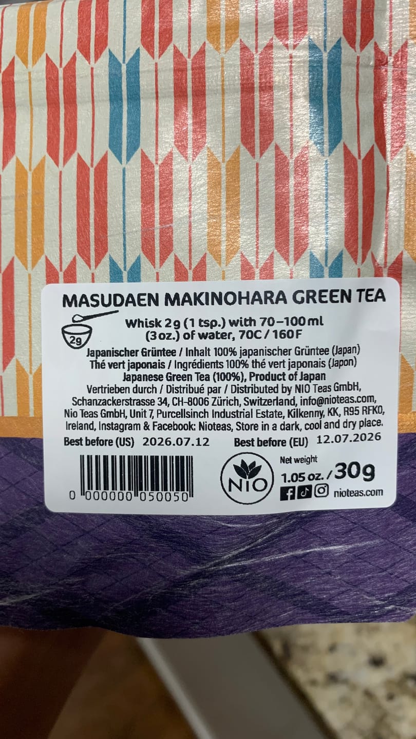 Customer photo review of Masudaen Makinohara Green Tea